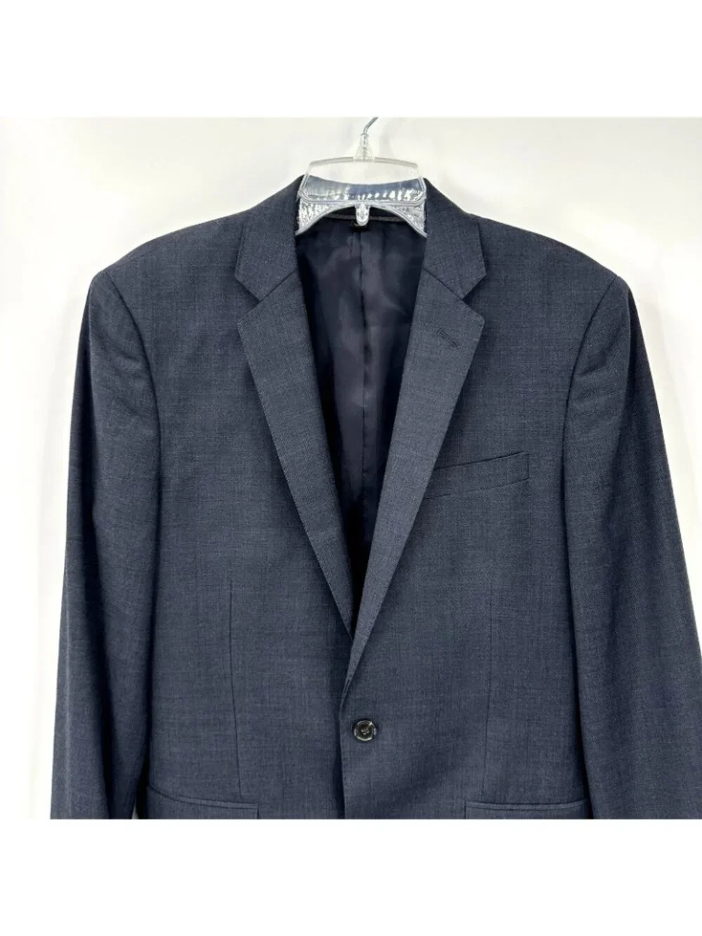 J CREW LUDLOW jacket blazer charcoal gray 38R 100% wool tailored business preppy